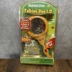 New Vtg Backyard Safari Talking Bug‎ ID Electronic Identifier Magnifying Glass